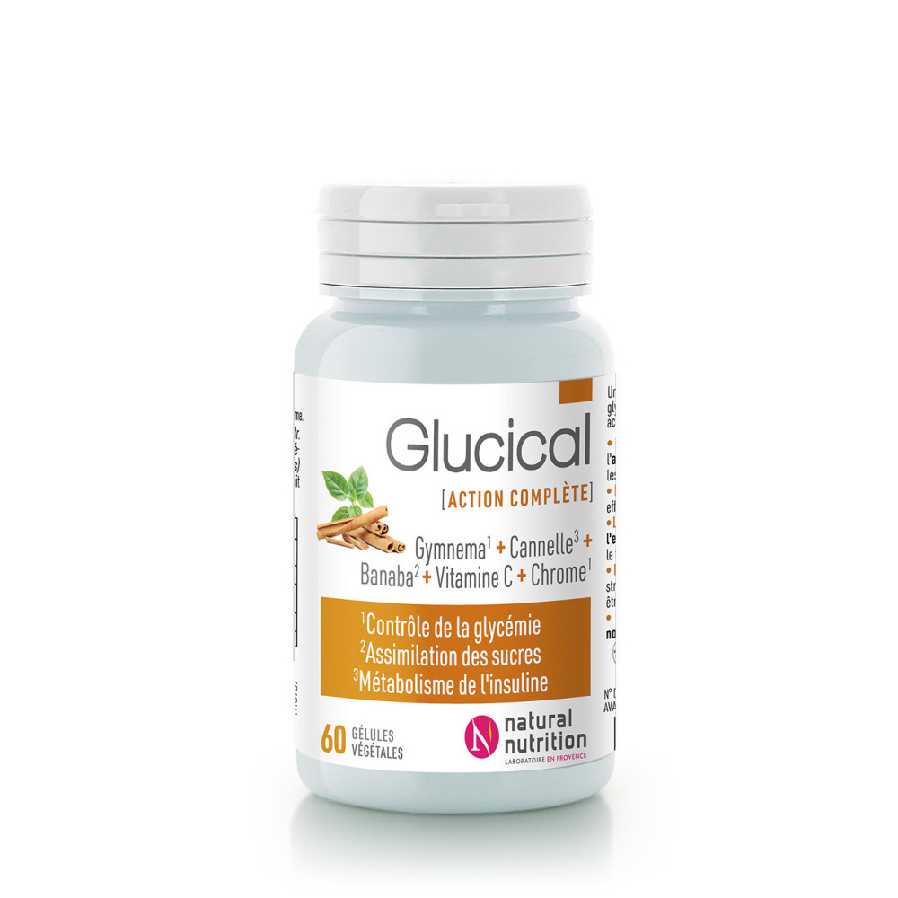Glucical complément alimentaire naturel pour maintien de la glycémie