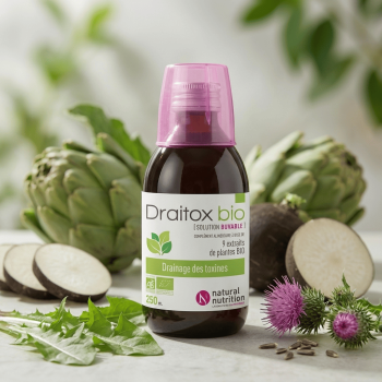 Draitox Bio, solution buvable pour le drainage des toxines
