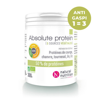 Absolute Protein Bio, poudre de protéines végétales