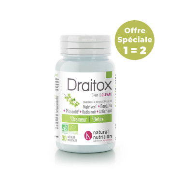 DRAITOX, complément alimentaire naturel drainant et détoxifiant