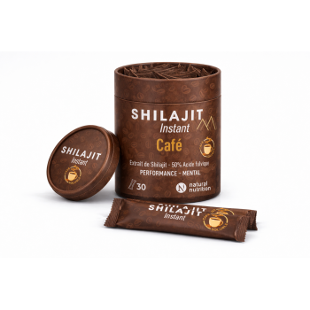 Shilajit sticks café – 50% acide fulvique - Énergie naturelle
