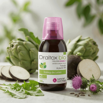 Draitox Bio, solution buvable pour le drainage des toxines