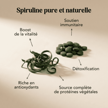 SPIRULINE BIO PHYCOSPIR, teneur élevée en phycocyanines
