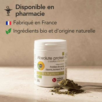 Absolute Protein Bio, poudre de protéines végétales