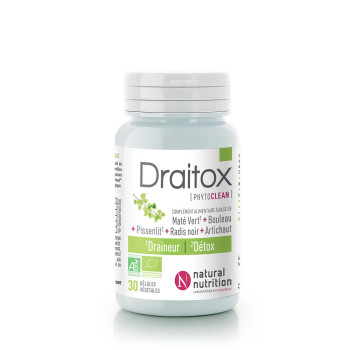 DRAITOX, complément alimentaire naturel drainant et détoxifiant